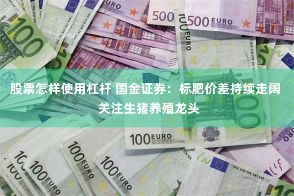 股票怎样使用杠杆 国金证券：标肥价差持续走阔  关注生猪养殖龙头