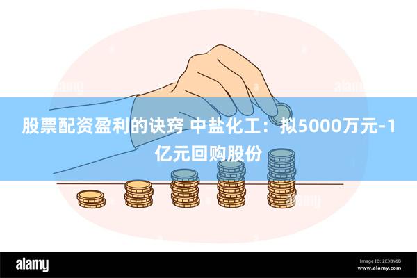 股票配资盈利的诀窍 中盐化工：拟5000万元-1亿元回购股份