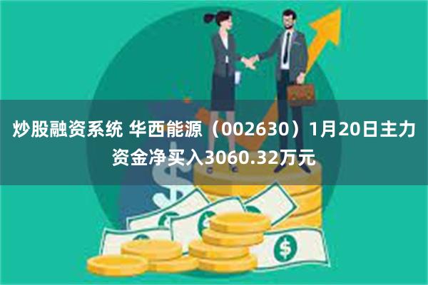 炒股融资系统 华西能源（002630）1月20日主力资金净买入3060.32万元