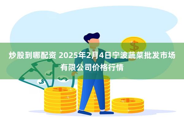 炒股到哪配资 2025年2月4日宁波蔬菜批发市场有限公司价格行情